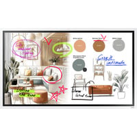 Samsung FLIP WM55FX, Public Display weiß/grau, UltraHD/4K, Touchfunktion, Multi‑Touch