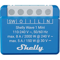 Shelly Wave 1 Mini LR, Relais blau