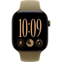 Apple Watch Series 12, Smartwatch bronze, Aluminium, 46 mm, Sportarmband Oliv M/L, Cellular