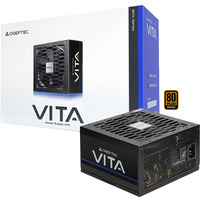 Chieftec VITA 650W, PC-Netzteil schwarz, 2x PCIe, 650 Watt