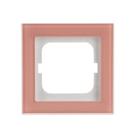 Busch-Jaeger Abdeckrahmen 1-fach, Abdeckung rosa, Retail