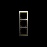 Busch-Jaeger Abdeckrahmen dreifach, Abdeckung gold, Retail
