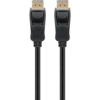 goobay Kabel DisplayPort 1.4 Stecker > DisplayPort Stecker schwarz, 2 Meter, 8K