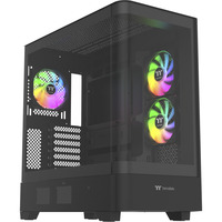Thermaltake View 290 Black, Tower-Gehäuse schwarz, Tempered Glass x 2