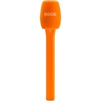 Rode Microphones Interview Micro , Mikrofon orange, Handadapter für Rode Wireless Sendemodule