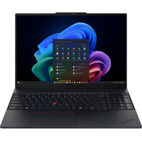 Lenovo ThinkPad E16 G4 (21YC005YGE), Notebook schwarz, Intel® Core™ Ultra 7 355, Intel® Graphics, 32 GB DDR5, 512 GB (512 GB SSD), Windows 11 Pro