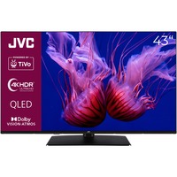 JVC LT-43VUQ3455, QLED-Fernseher 108 cm (43 Zoll), schwarz, UltraHD/4K, Triple Tuner, Smart TV, TiVo Betriebssystem