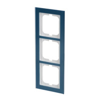 Busch-Jaeger Abdeckrahmen 3-fach, Abdeckung blau, Retail