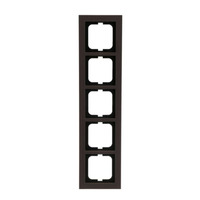 Busch-Jaeger Abdeckrahmen 5-fach, Abdeckung braun, Retail