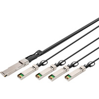 Digitus 40G QSFP+ zu 4XSFP+ Direct Attach Kabel 5m 