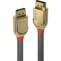 Lindy DisplayPort 1.2 Kabel, Gold Line grau, 20m