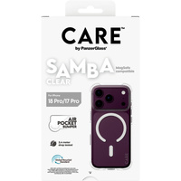 PanzerGlass CARE Samba Case, Handyhülle transparent/weiß, Apple iPhone 18 Pro / 17 Pro, MagSafe