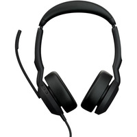 Jabra Evolve2 50, Headset schwarz, Microsoft Teams Version, Bluetooth 5.2, USB-C und USB-A, Stereo