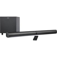 Medion Life P61450 2.1 Soundbar schwarz, Funk-Subwoofer, Stereo-Standlautsprecher Option