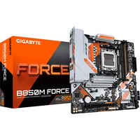 GIGABYTE B850M FORCE, Mainboard schwarz/weiß