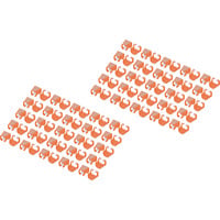 Digitus Farbclips für Patchkabel -  Orange, Abdeckung orange