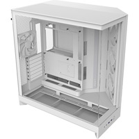 NZXT H9 Flow RGB , Tower-Gehäuse weiß (matt), Tempered Glass x 2