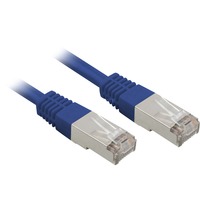 Sharkoon Patchkabel RJ45 Cat.5e FTP blau, 3 Meter, Retail